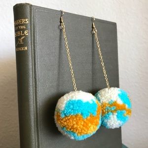 HANDMADE Pom Pom Earrings